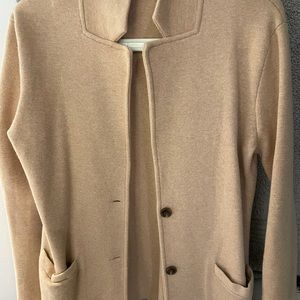 J Crew Camel sweater jacket